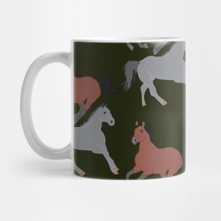 Horses Pattern by Courtney Graben Mug